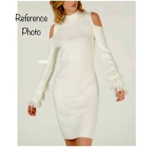 Banana Republic Cold Shoulders Sweater Dress